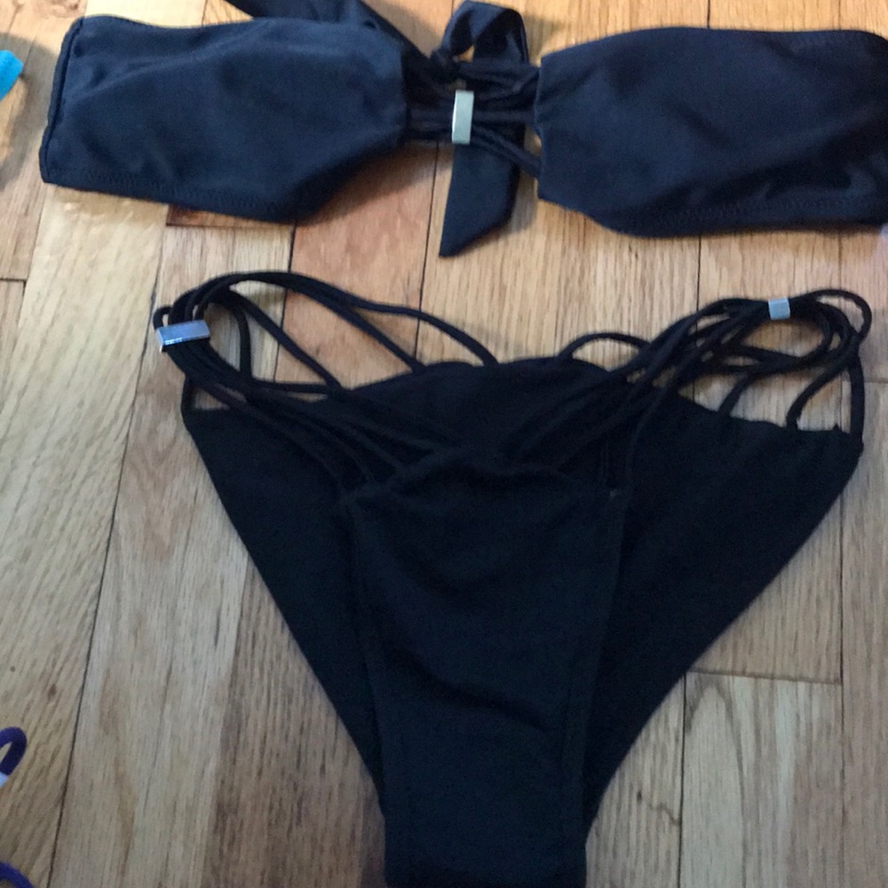 Black sexy bathing suit